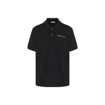 Alexander McQueen Logo Embroidered Polo Shirt
