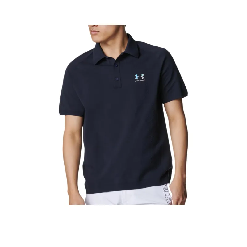 Under Armour Polo Shirt Men's Marine Blue-0