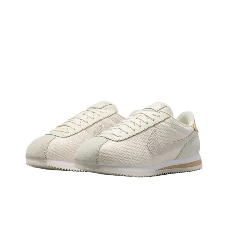 Nike Cortez Anti Slip Wear Resistant Low Top Casual Running Shoes Women's White-2