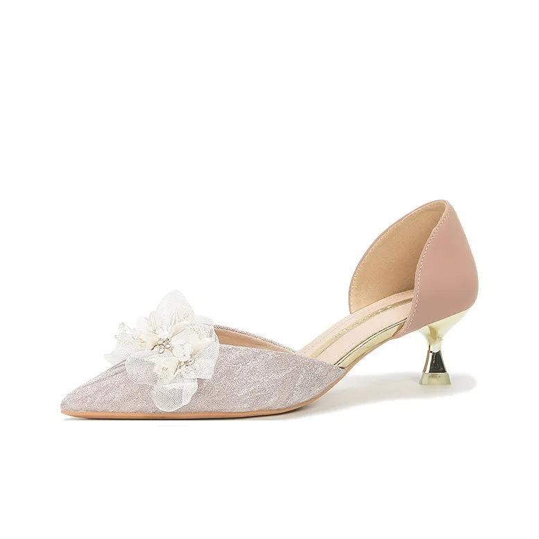 Zubumei Slim Heel High Heels 4CM Women's-6