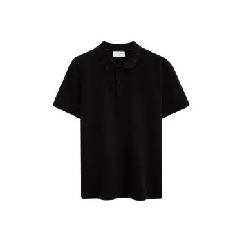 CALVIN KLEIN Polo Shirt Men's Space Black