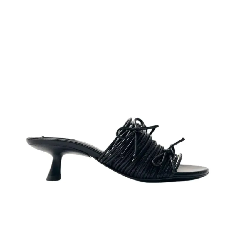 ALOHAS Slide Slippers Women's Black-1
