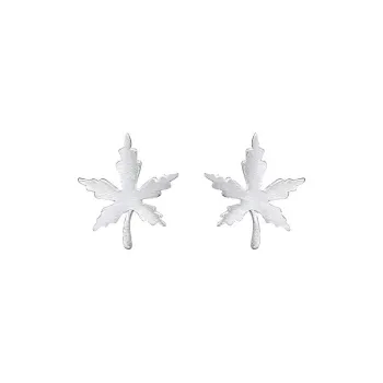 SFER 999 Fine Silver Stud Earrings Women's