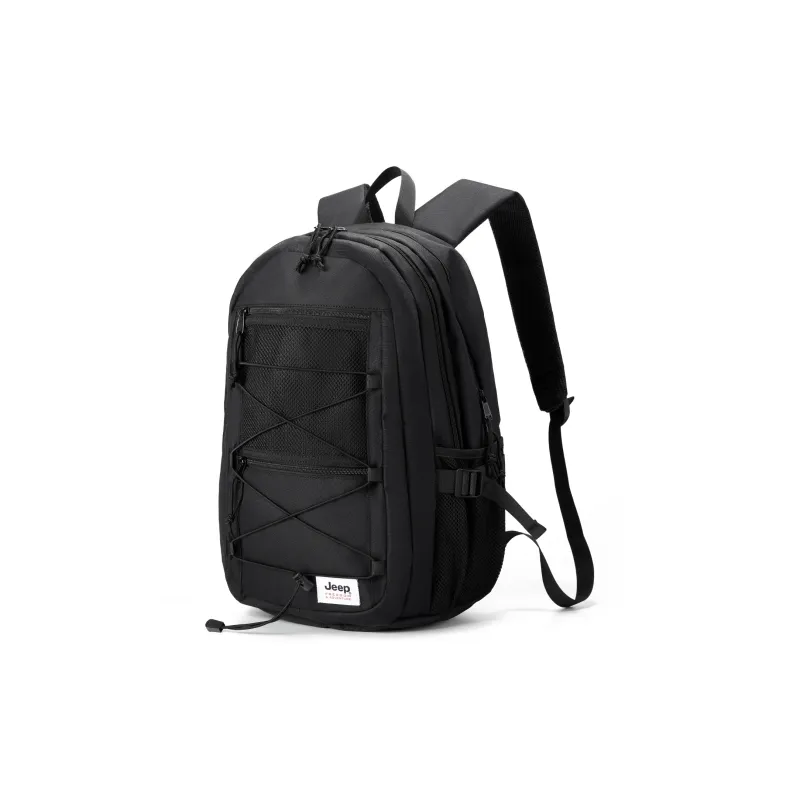 Jeep Nylon Commute Travel Versatile Laptop Bag Backpack, Regular Unisex Khaki/Gray/Black-7