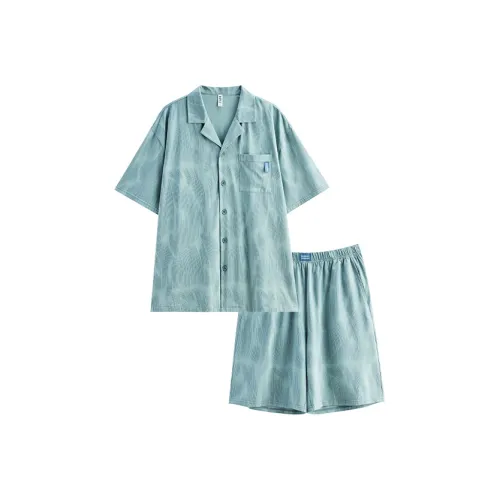 Peninsula City Pajama Set Effortless Sleep Men's Light Green