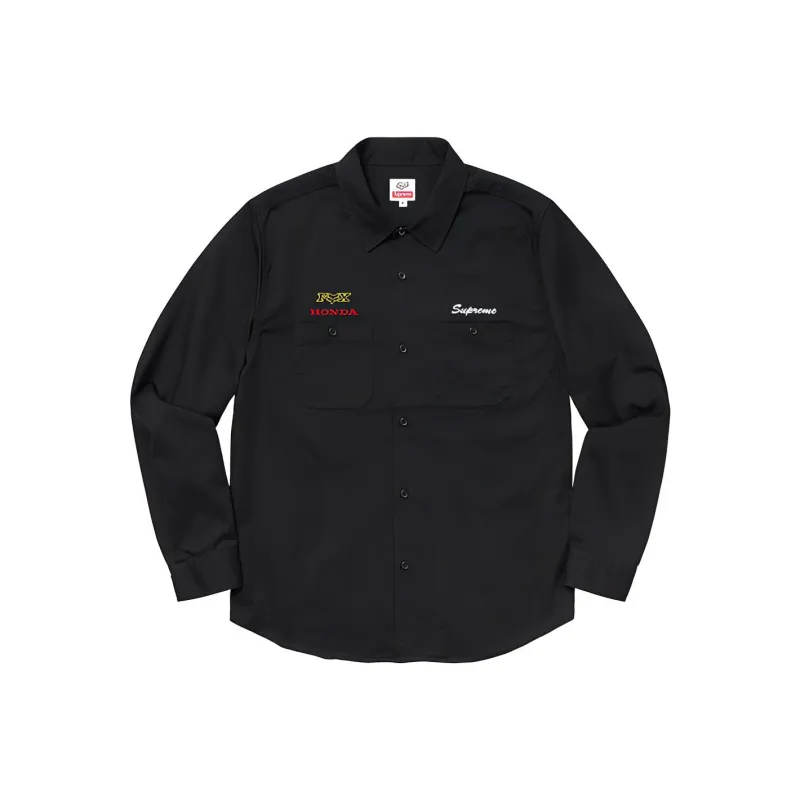 Supreme X Honda Fox Racing Work Shirt-1
