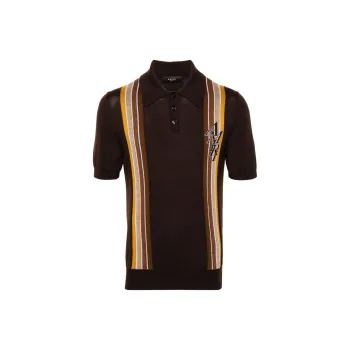AMIRI Stack Stripe Polo