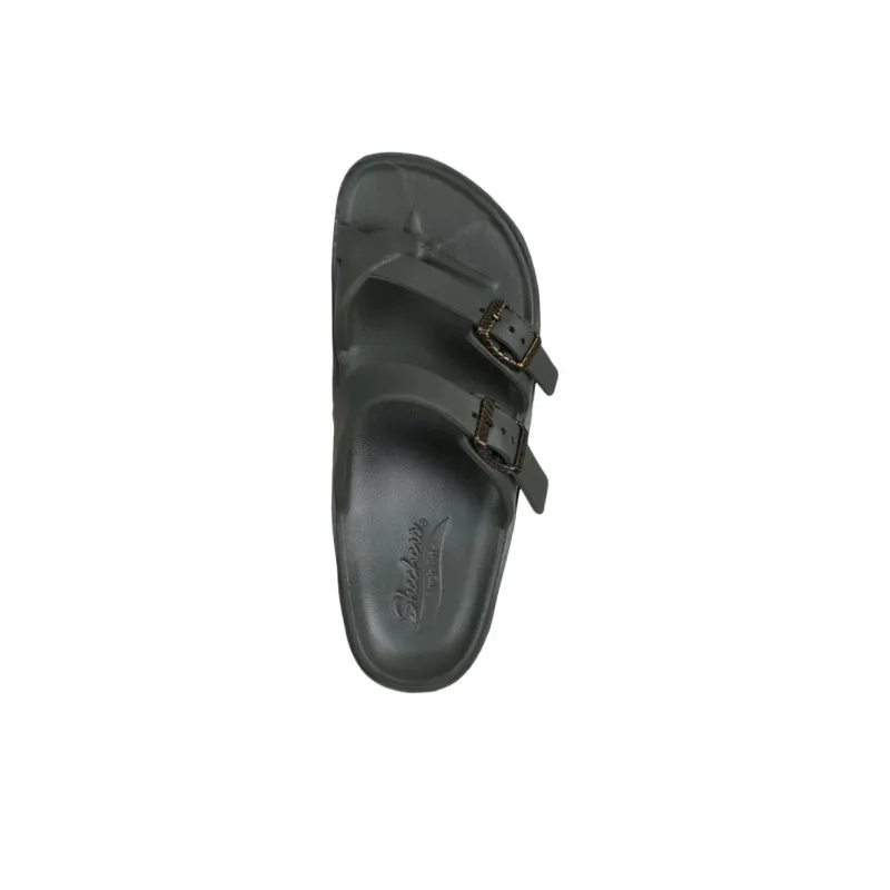 Skechers Quick Dry Slide Slippers Women's Dark Green-3