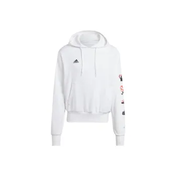 Adidas Sportswear Graphic Hoodie Gender Neutral Sweatshirt Unisex White