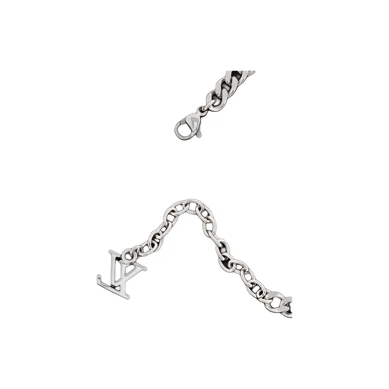 LOUIS VUITTON Monogram Row Bracelet-4