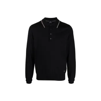 Paul Smith Merino Wool Knitted Polo