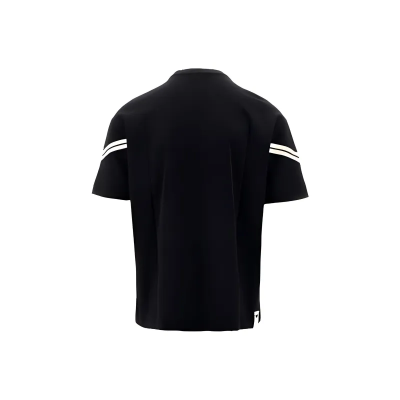 EMPORIO ARMANI Drop Shoulder Sleeve T Shirt Men's Black-1