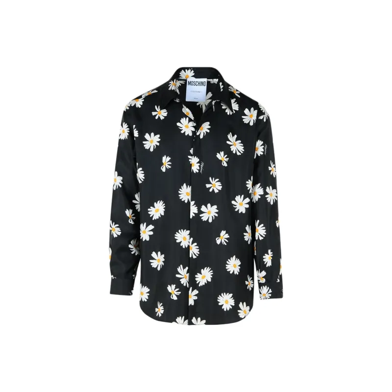 MOSCHINO Floral Printed Long Sleeved Shirt-0