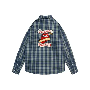 False Perception Shirt Unisex Washed Blue