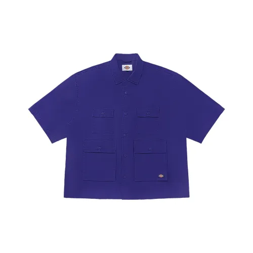 Dickies Shirts Men Purple Blue