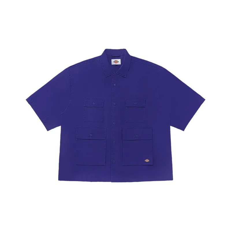 Dickies Shirts Men Purple Blue-0