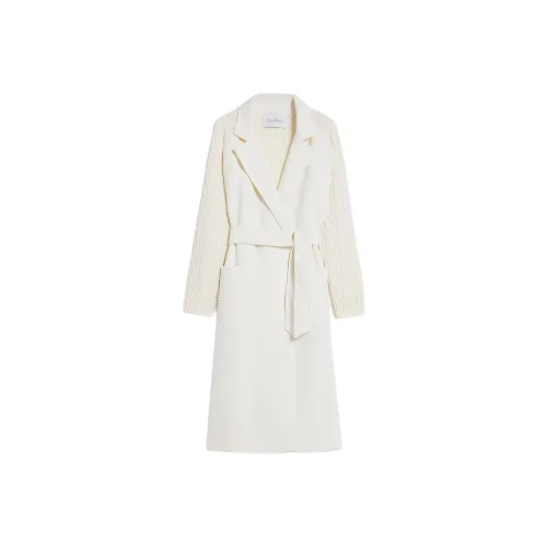 MaxMara Coats Women's Ivory White