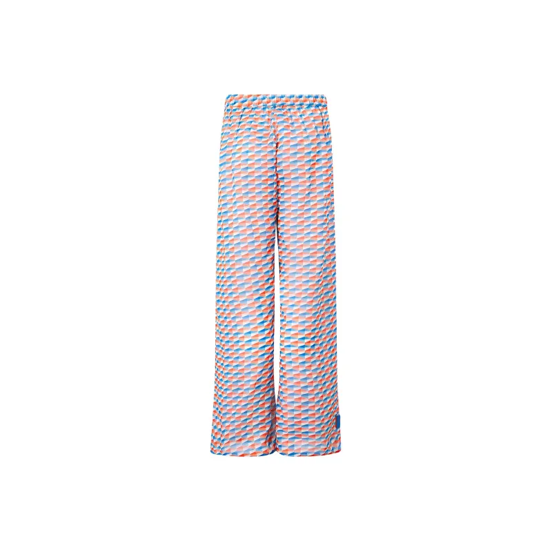 Jimmy Choo Laren Geometric print Cotton Trousers-1