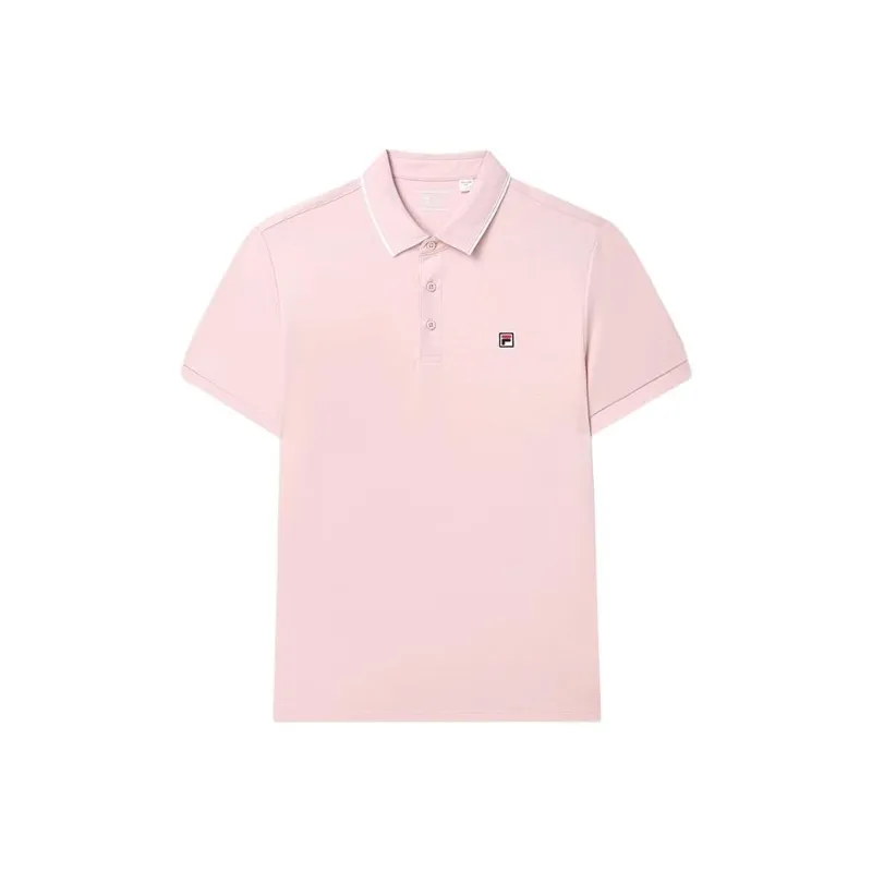 FILA Polo Shirt Men's Luminous Pink-0