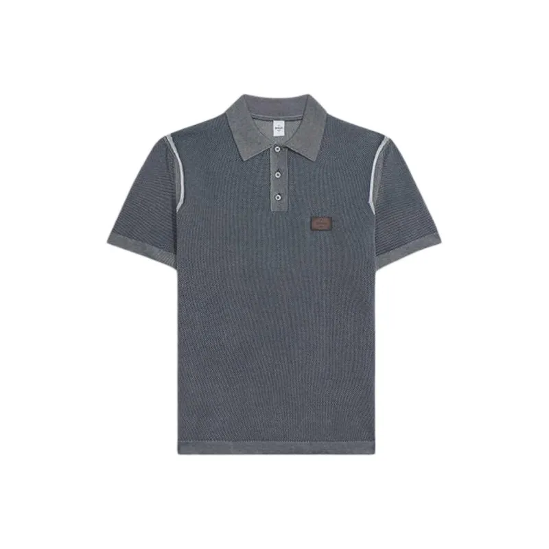 BERLUTI SS25 Polo Shirt Men's Light Dust Blue-0