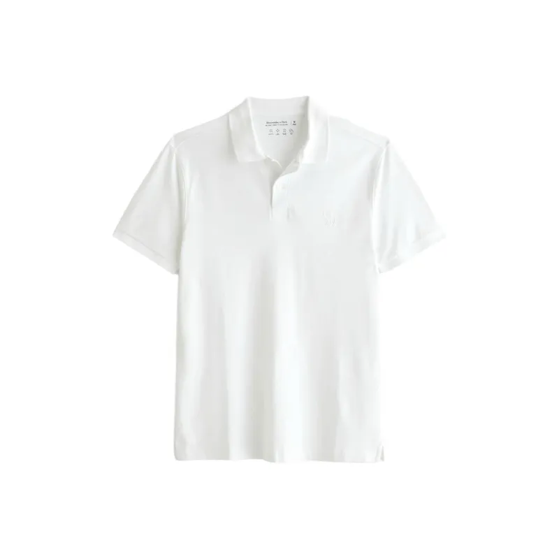 Abercrombie＆Fitch Polo Shirt Men's White-0