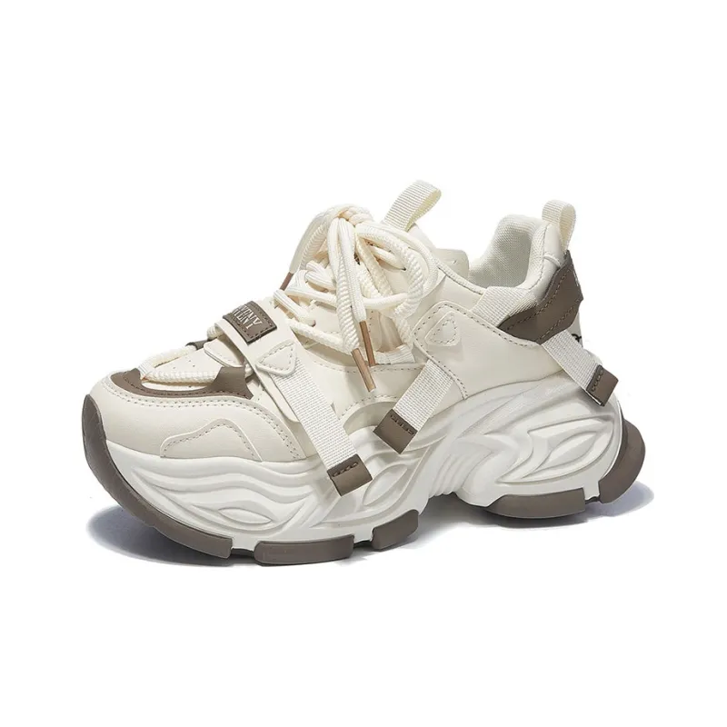 ROBINHOOD Cushioning, Slip Resistant, Abrasion Resistant, Impact Resistant Low Top Chunky Sneakers Women's Box Included-12