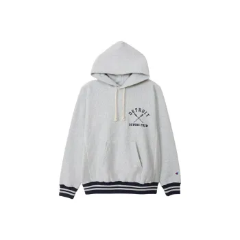 Champion Reverse Weave FW24 Sweatshirt Unisex Silver Gray/Marine Blue