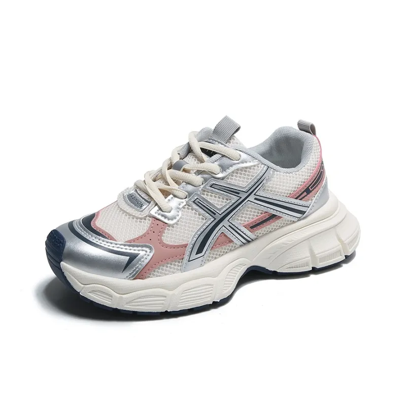 Boogie Bear Breathable Height Increase Low Top Chunky Sneakers Women's-2