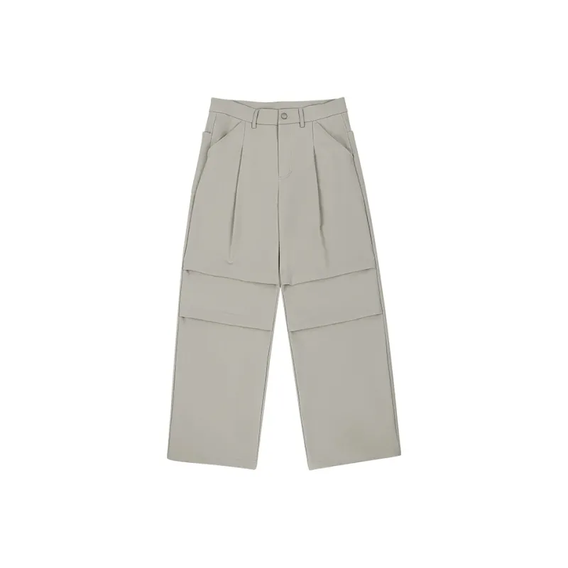 MYSAMESAME Casual Pants Unisex Black In Stock-5
