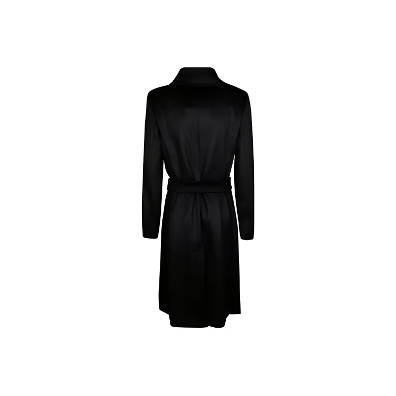 MaxMara Studio Long Double Breasted Coat-1