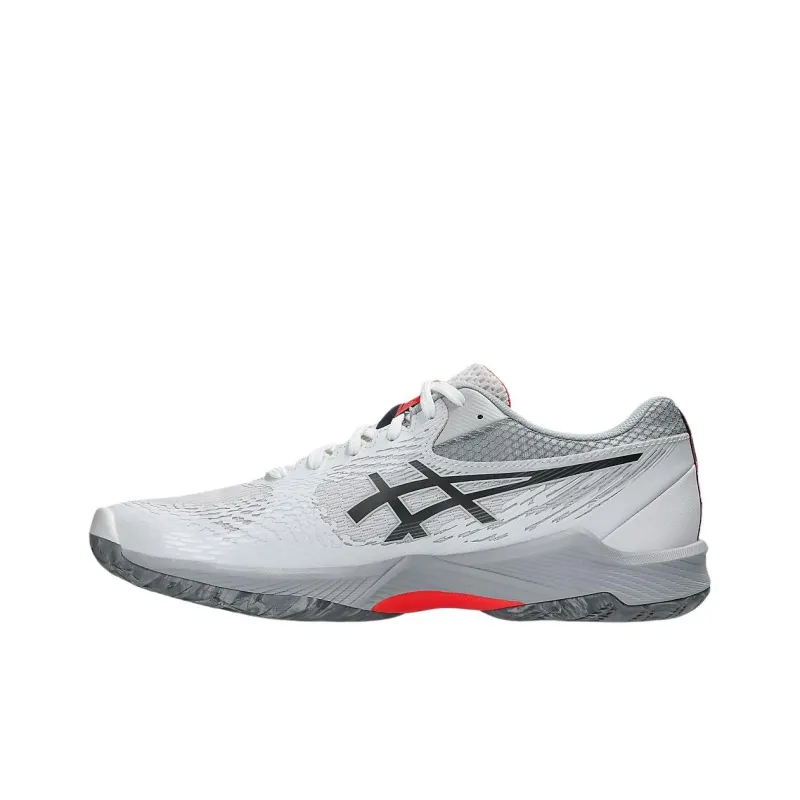Asics V SWIFT FF 4 Cushioning Slip Resistant Support Low Top Training Shoes Men's White Gray-2