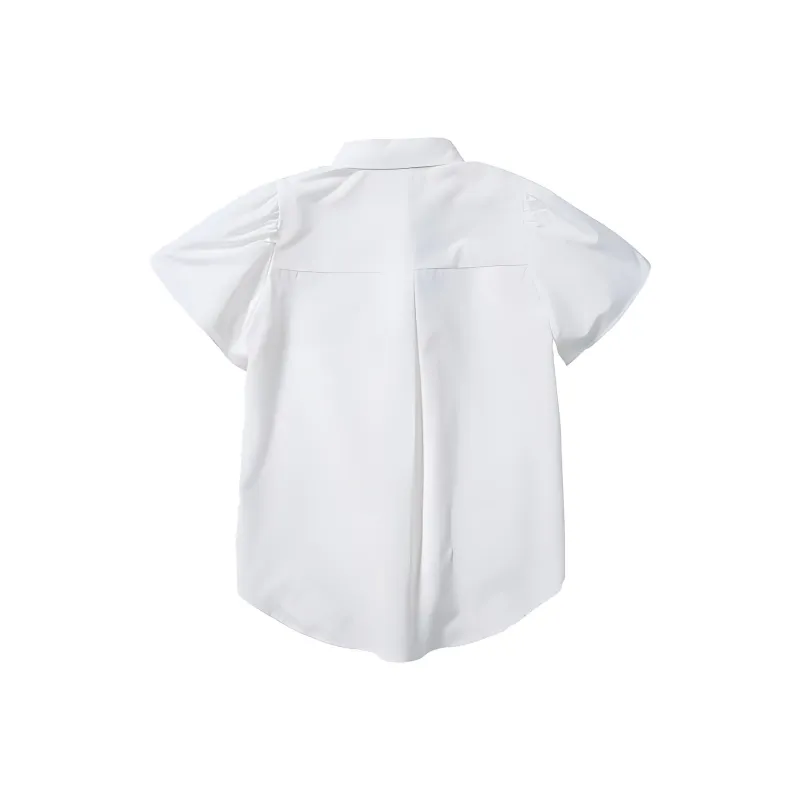 LOFT SHINE Crop Tops Women's White-1