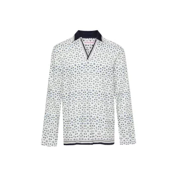 Orlebar Brown Ridley Fiore Spread-collar Shirt