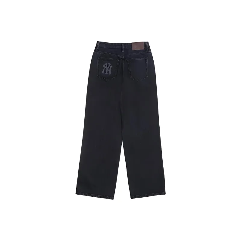 MLB New York Yankees Denim Coopers Mega Jeans Women's Black-1