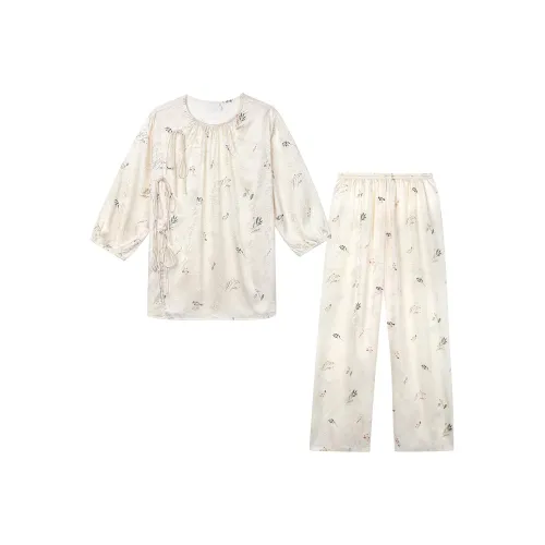 IIZZINI Pajama Set Women's Auspicious Fruit