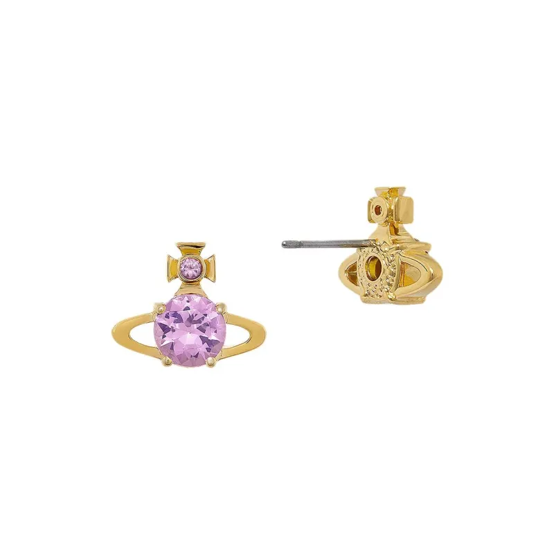 Vivienne Westwood Orb plaque Earrings-1