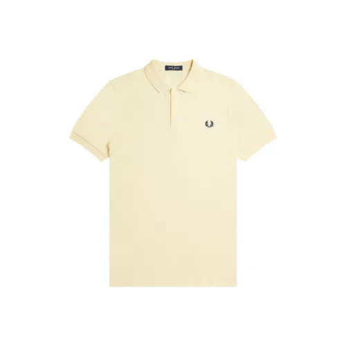 FRED PERRY Polo Shirt Men's Ice Cream