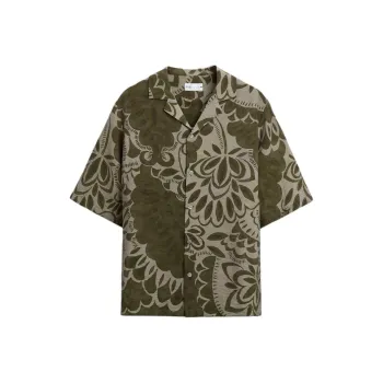 ZARA Shirts Men Medium Green