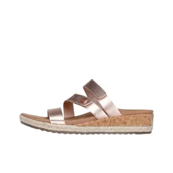 Martha Stewart x Skechers Cushioning Slide Slippers Women's Gold
