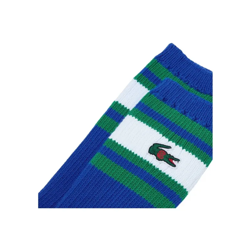 LACOSTE x CLOT Mid Calf Socks Unisex 1 Pack Cobalt Blue-1