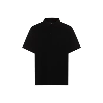 Y 3 Straight Hem Short Sleeved Polo Shirt
