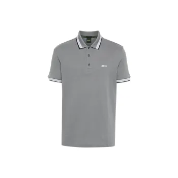 HUGO BOSS Polo Shirt Men's Gray
