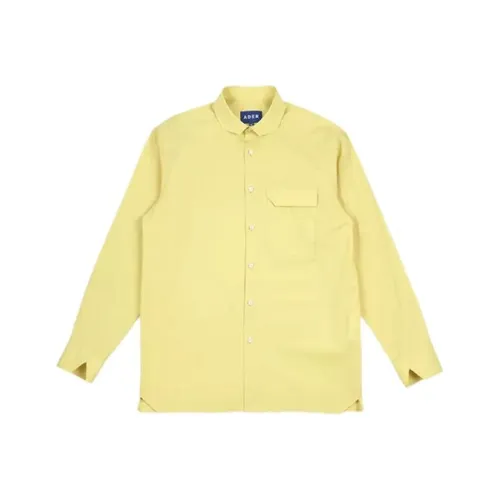 ADER ERROR Shirts Men Yellow