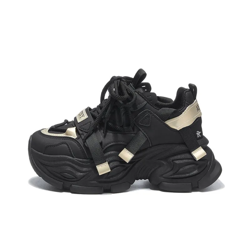 ROBINHOOD Cushioning, Slip Resistant, Abrasion Resistant, Impact Resistant Low Top Chunky Sneakers Women's Box Included-1