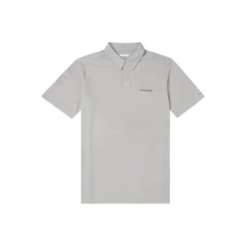 Columbia Polo Shirts Men Gray