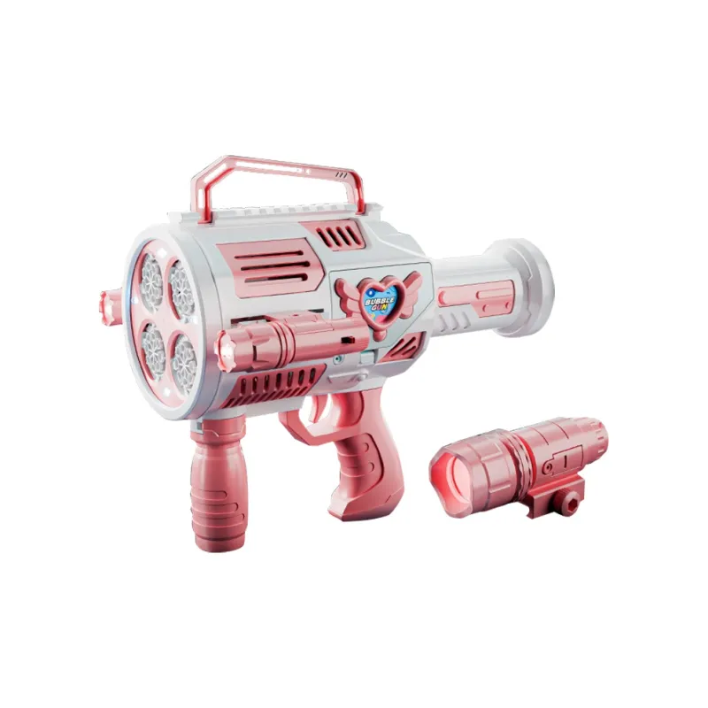 Cute Baby Four Cylinder Bubble Blower Machine, Handheld Electric Bubble Machines-8