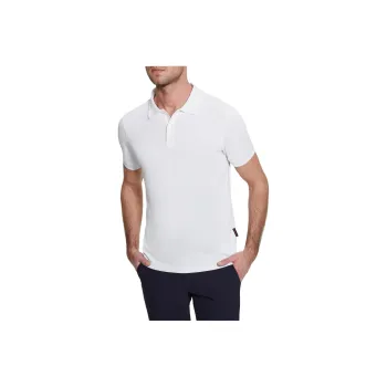 GUESS Tech-Stretch Polo Polo Shirt Men's White