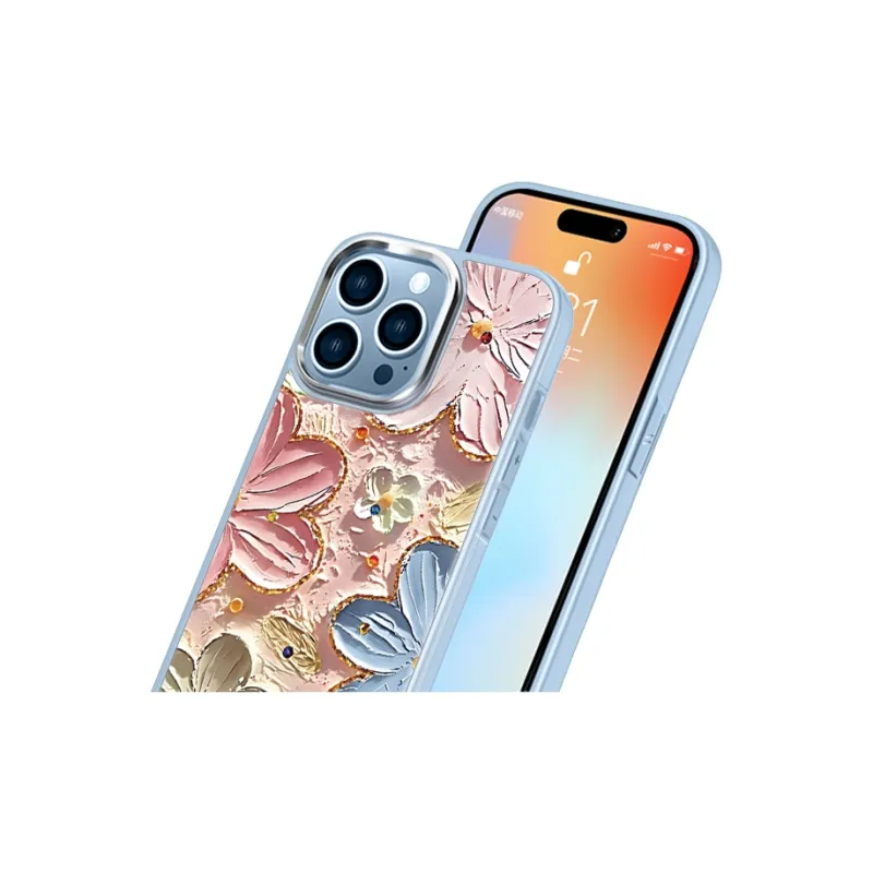 MSMF Glass Material Phone Cases Compatibility With Apple/Apple 14 Plus/16/15 Pro/13/12 Pro Max/11 Refreshing-8