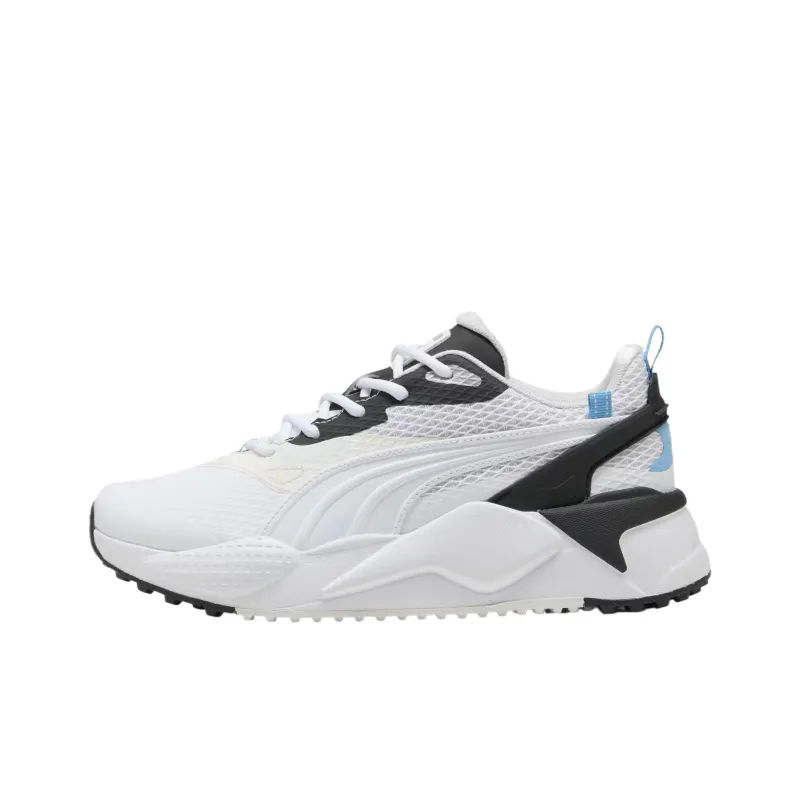 PUMA GS X Effect Abrasion Resistant Low Top Golf Shoes Women's White Blue-0