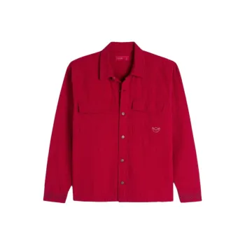 Hollister Snake Year Spring Collection Shirts Unisex Red